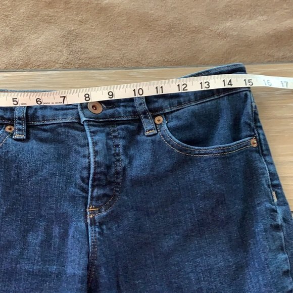 LANDS’ END STRAIGHT LEG FIT 2 Denim Jeans Blue Size 6 - Picture 10 of 12